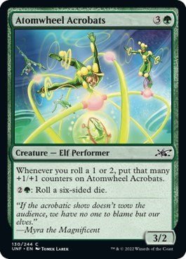 Atomwheel Acrobats (Unfinity) Near Mint - Nick Nack's Full Frontal Attack