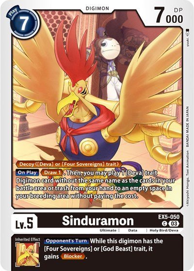 Sinduramon (Animal Colosseum) Near Mint - Nick Nack's Full Frontal Attack