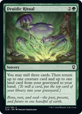 Druidic Ritual (Commander Legends: Battle for Baldur's Gate) Near Mint Foil - Nick Nack's Full Frontal Attack