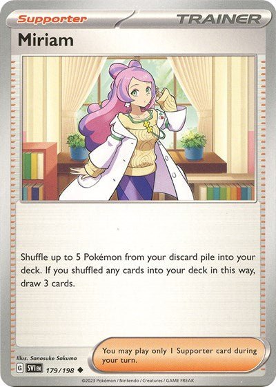 Miriam - 179 (Scarlet and Violet: Base Set) Near Mint - Nick Nack's Full Frontal Attack