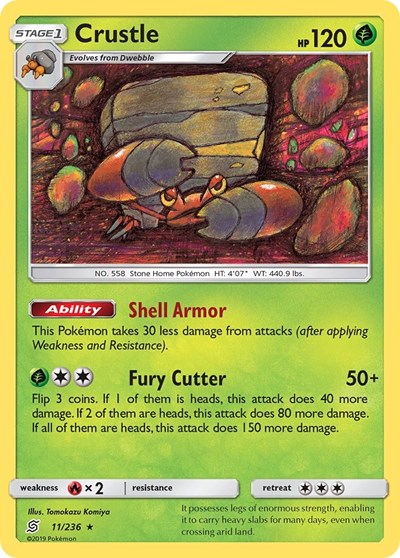 Crustle (SM - Unified Minds) Near Mint