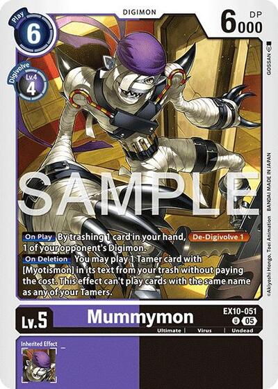 Mummymon (Sinister Order) Near Mint - Nick Nack's Full Frontal Attack