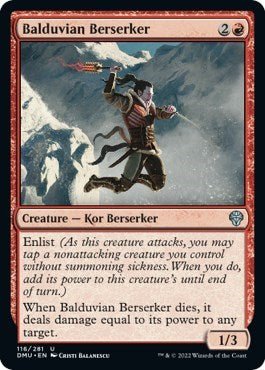 Balduvian Berserker (Dominaria United) Near Mint - Nick Nack's Full Frontal Attack