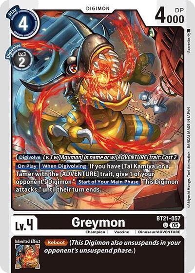 Greymon (World Convergence) Near Mint