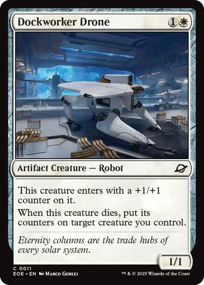 Dockworker Drone (Edge of Eternities) Near Mint Foil - Nick Nack's Full Frontal Attack