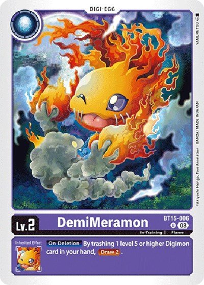 DemiMeramon (Exceed Apocalypse) Near Mint - Nick Nack's Full Frontal Attack