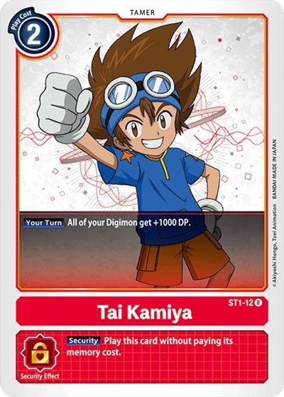 Tai Kamiya (Starter Deck 01: Gaia Red) Near Mint - Nick Nack's Full Frontal Attack
