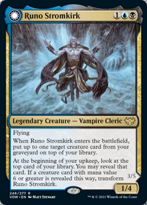Runo Stromkirk / Krothuss, Lord of the Deep (Innistrad: Crimson Vow) Near Mint - Nick Nack's Full Frontal Attack