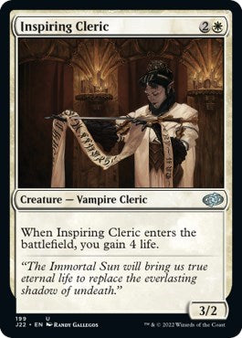 Inspiring Cleric (Jumpstart 2022) Near Mint