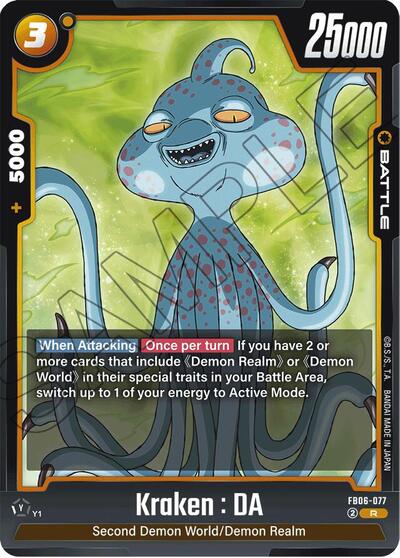 Kraken : DA (Rivals Clash) Near Mint Holofoil - Nick Nack's Full Frontal Attack