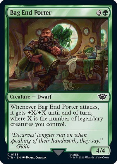 Bag End Porter (Universes Beyond: The Lord of the Rings: Tales of Middle-earth) Near Mint - Nick Nack's Full Frontal Attack