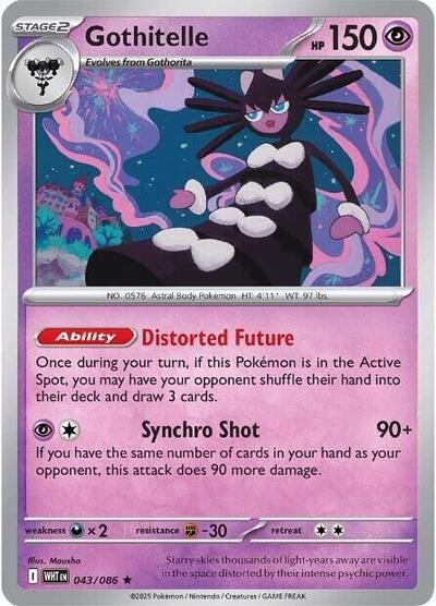 Gothitelle (SV: White Flare) Near Mint Reverse Holofoil - Nick Nack's Full Frontal Attack