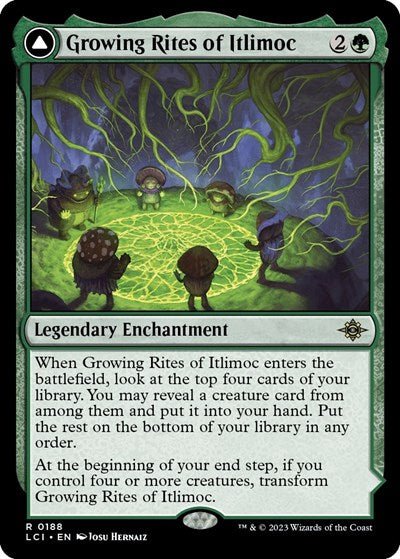 Growing Rites of Itlimoc (The Lost Caverns of Ixalan) Near Mint - Nick Nack's Full Frontal Attack