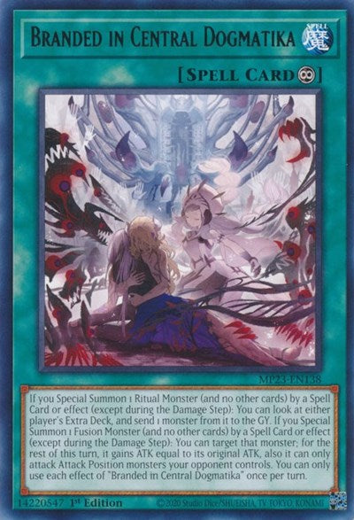 Branded in Central Dogmatika (25th Anniversary Tin: Dueling Heroes Mega Pack) Light Play 1st Edition