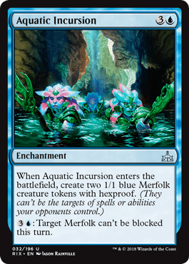 Aquatic Incursion (Rivals of Ixalan) Near Mint - Nick Nack's Full Frontal Attack