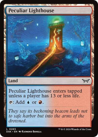 Peculiar Lighthouse (Duskmourn: House of Horror) Near Mint - Nick Nack's Full Frontal Attack