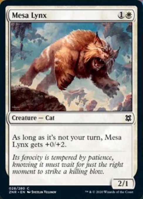 Mesa Lynx (Zendikar Rising) Near Mint