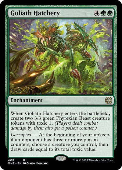 Goliath Hatchery (Phyrexia: All Will Be One) Near Mint - Nick Nack's Full Frontal Attack