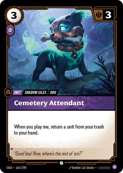 Cemetery Attendant (Origins) Near Mint - Nick Nack's Full Frontal Attack