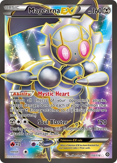 Magearna EX (Full Art) (XY - Steam Siege) Near Mint Holofoil
