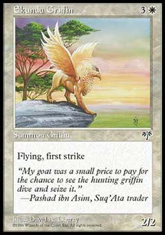 Ekundu Griffin (Mirage) Light Play - Nick Nack's Full Frontal Attack