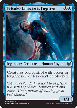 Tetsuko Umezawa, Fugitive (Dominaria) Near Mint - Nick Nack's Full Frontal Attack