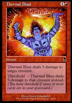 Thermal Blast (Odyssey) Light Play Foil - Nick Nack's Full Frontal Attack