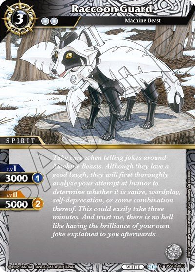 Raccoon Guard (Dawn of History) Near Mint - Nick Nack's Full Frontal Attack
