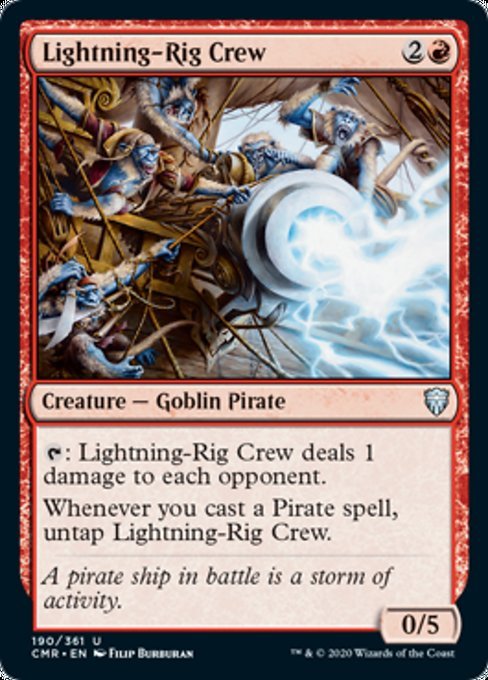 Lightning-Rig Crew (Commander Legends) Near Mint - Nick Nack's Full Frontal Attack