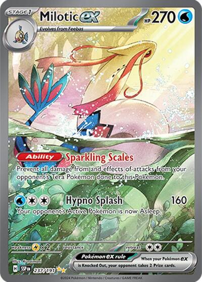 Milotic ex - 237 (SV08: Surging Sparks) Near Mint Holofoil