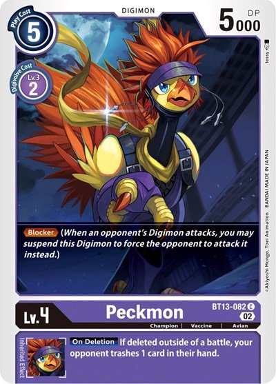 Peckmon (Versus Royal Knights) Near Mint - Nick Nack's Full Frontal Attack