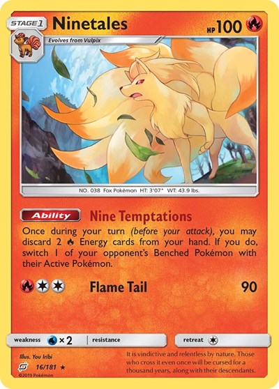 Ninetales (SM - Team Up) Near Mint