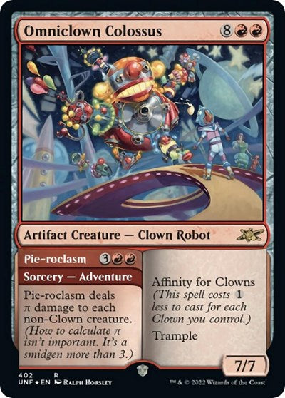 Omniclown Colossus (Unfinity) Near Mint - Nick Nack's Full Frontal Attack
