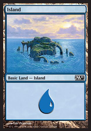 Island (237) (Magic 2011 Core Set) Near Mint - Nick Nack's Full Frontal Attack