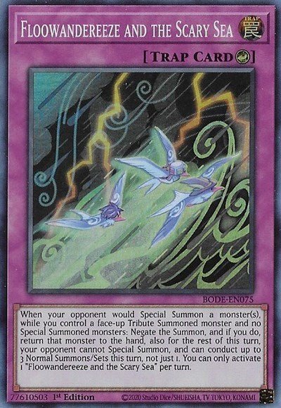 Floowandereeze and the Scary Sea (Burst of Destiny) Light Play 1st Edition - Nick Nack's Full Frontal Attack