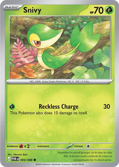 Snivy (ME03: Perfect Order) Near Mint - Nick Nack's Full Frontal Attack