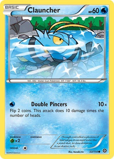 Clauncher (XY - Steam Siege) Near Mint - Nick Nack's Full Frontal Attack