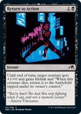 Return to Action (Kamigawa: Neon Dynasty) Near Mint - Nick Nack's Full Frontal Attack