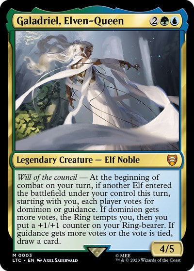 Galadriel, Elven-Queen (Commander: The Lord of the Rings: Tales of Middle-earth) Near Mint