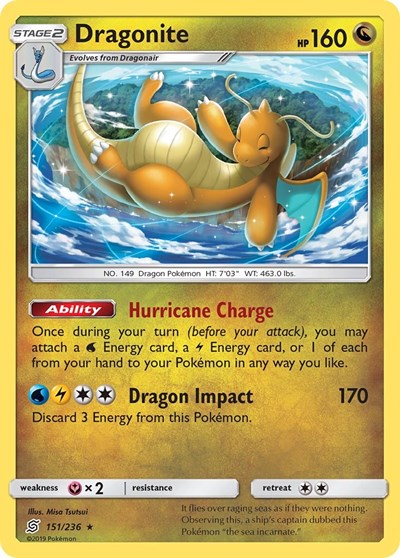 Dragonite (SM - Unified Minds) Light Play