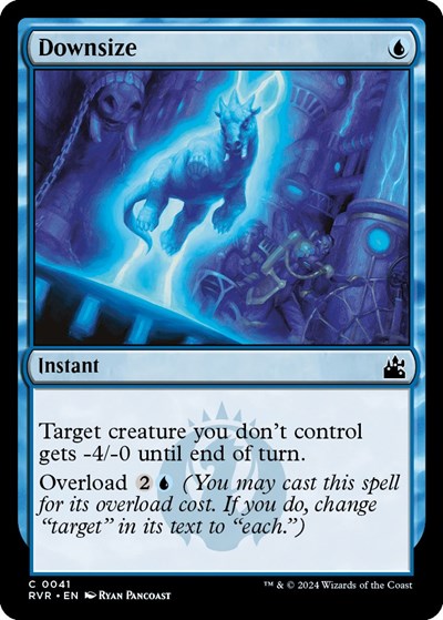 Downsize (Ravnica Remastered) Near Mint - Nick Nack's Full Frontal Attack