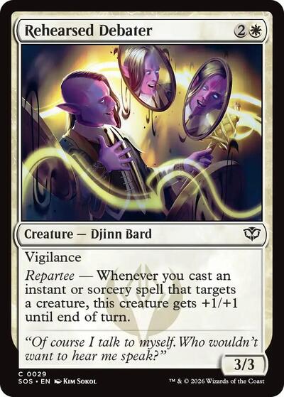 Rehearsed Debater (Secrets of Strixhaven) Near Mint