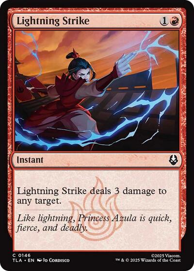 Lightning Strike (Avatar: The Last Airbender) Near Mint - Nick Nack's Full Frontal Attack