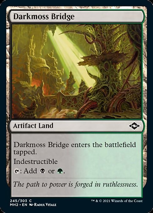 Darkmoss Bridge (Modern Horizons 2) Light Play Foil - Nick Nack's Full Frontal Attack