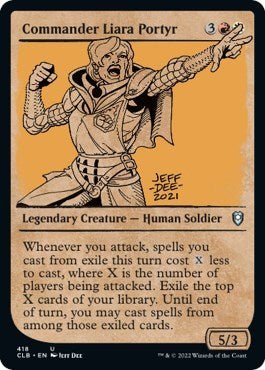 Commander Liara Portyr (Showcase) (Commander Legends: Battle for Baldur's Gate) Near Mint - Nick Nack's Full Frontal Attack