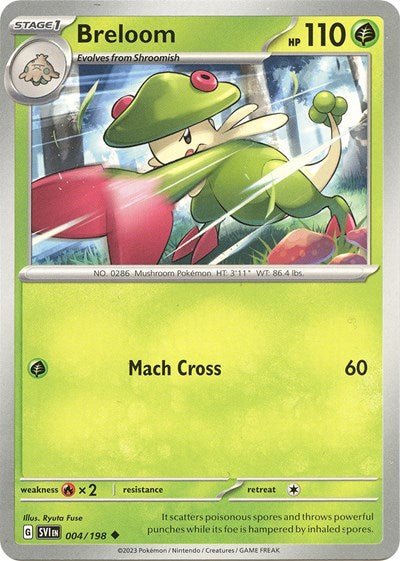 Breloom (Scarlet and Violet: Base Set) Near Mint - Nick Nack's Full Frontal Attack