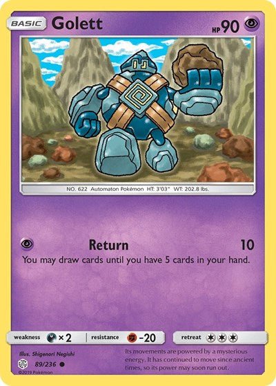 Golett (SM - Cosmic Eclipse) Near Mint - Nick Nack's Full Frontal Attack