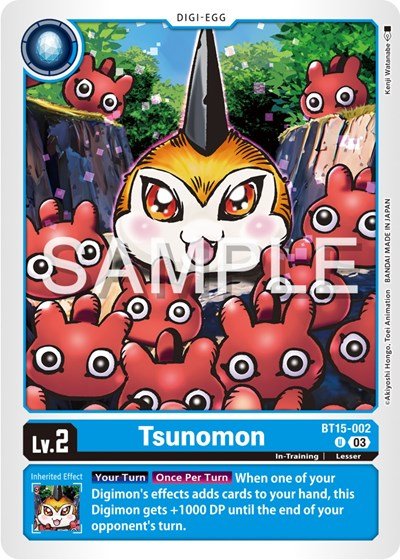 Tsunomon (Exceed Apocalypse) Near Mint - Nick Nack's Full Frontal Attack