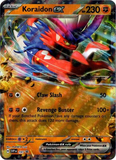 Koraidon ex - 197 (SV: Scarlet & Violet Promo Cards) Near Mint Holofoil