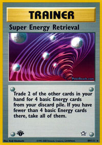 Super Energy Retrieval (Neo Genesis) Light Play 1st Edition